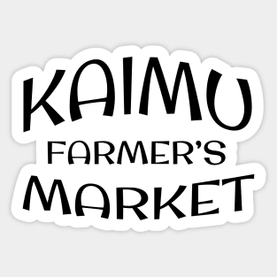 Kaimu Farmers Market Sticker